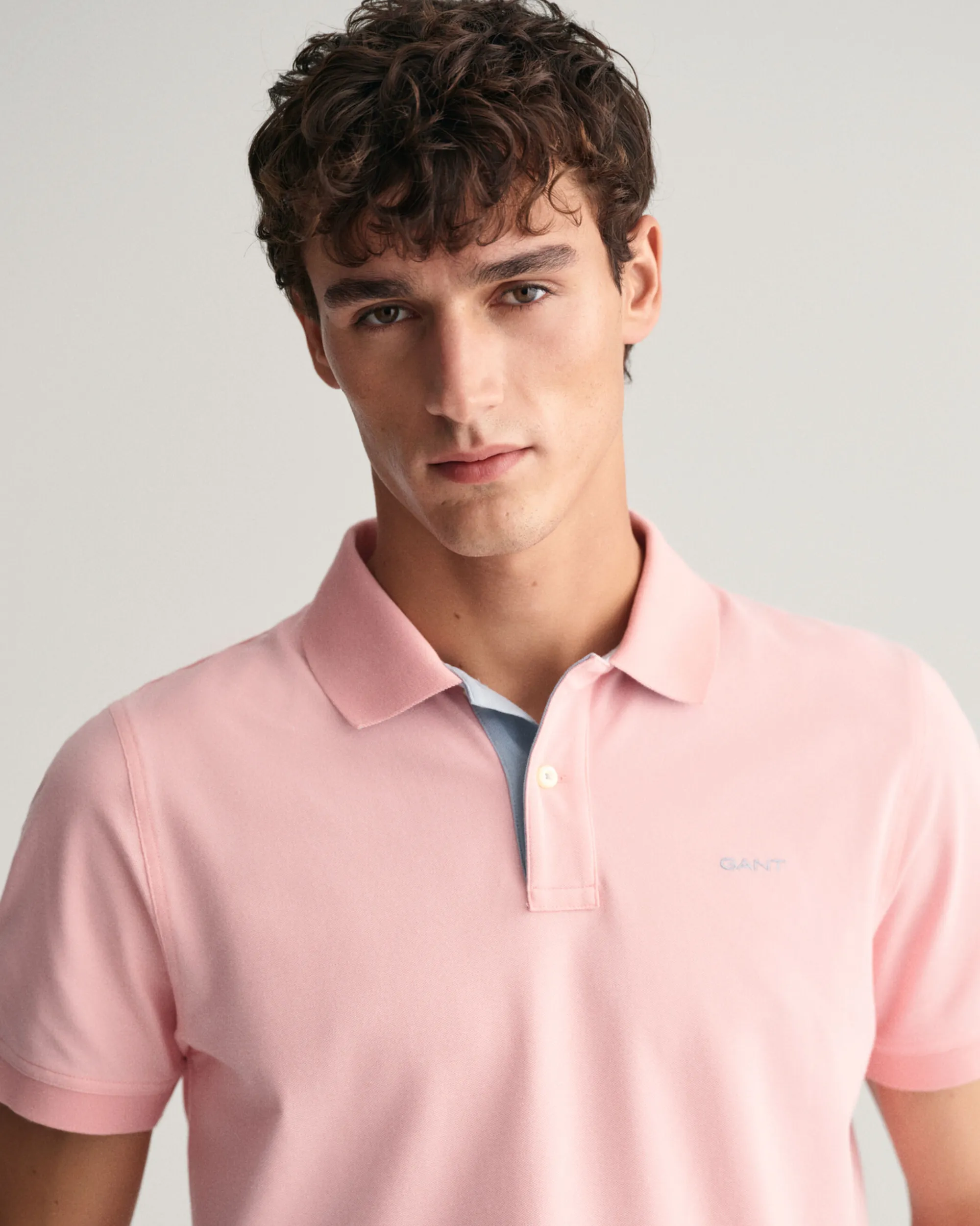 Contrast Piqué Polo Shirt