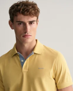 Contrast Piqué Polo Shirt