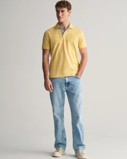 Contrast Piqué Polo Shirt