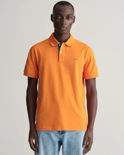 Contrast Piqué Polo Shirt