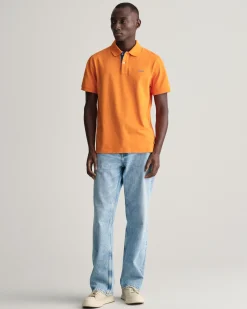 Contrast Piqué Polo Shirt