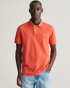 Contrast Piqué Polo Shirt