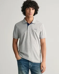 Contrast Piqué Polo Shirt