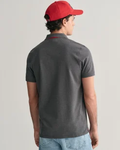 Contrast Piqué Polo Shirt