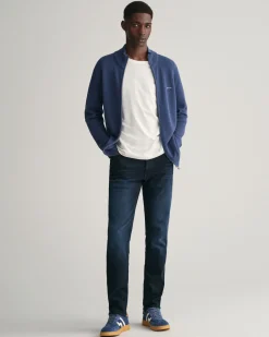 Cotton Piqué Zip Cardigan