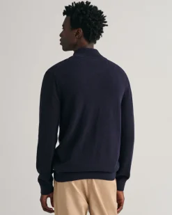 Cotton Piqué Zip Cardigan