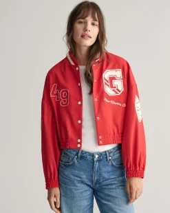 Cropped Varsity Jacket