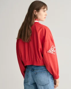 Cropped Varsity Jacket