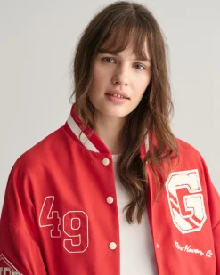 Cropped Varsity Jacket