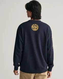 Dragon Crest Crew Neck Sweatshirt