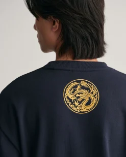 Dragon Crest Crew Neck Sweatshirt