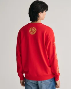Dragon Crest Crew Neck Sweatshirt