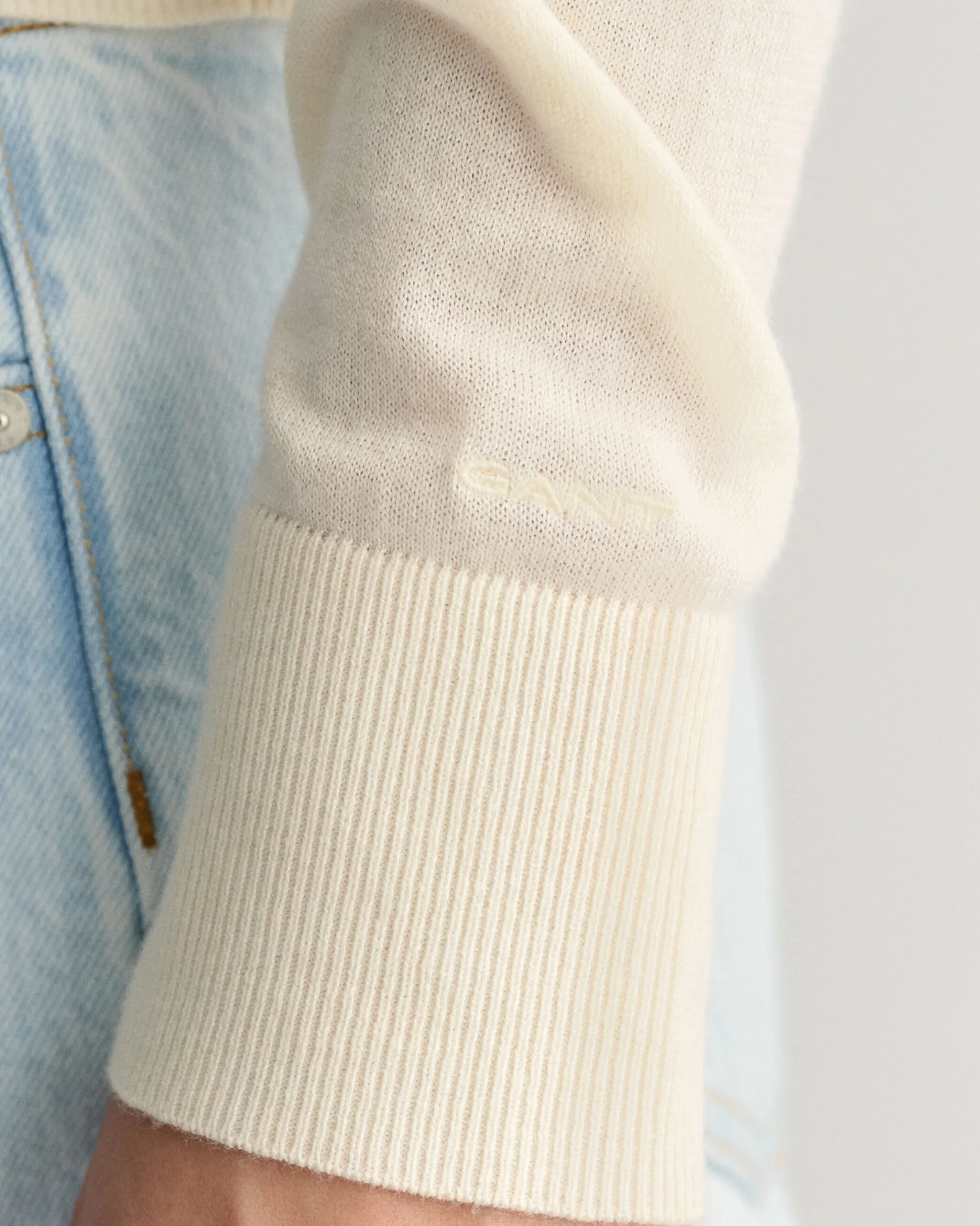 Fine Knit Crew Neck Sweater
