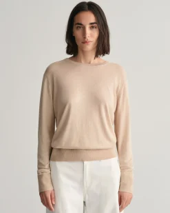 Fine Knit Crew Neck Sweater