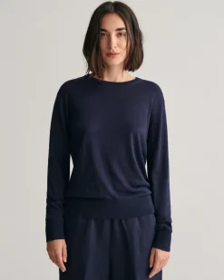 Fine Knit Crew Neck Sweater