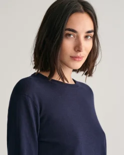 Fine Knit Crew Neck Sweater