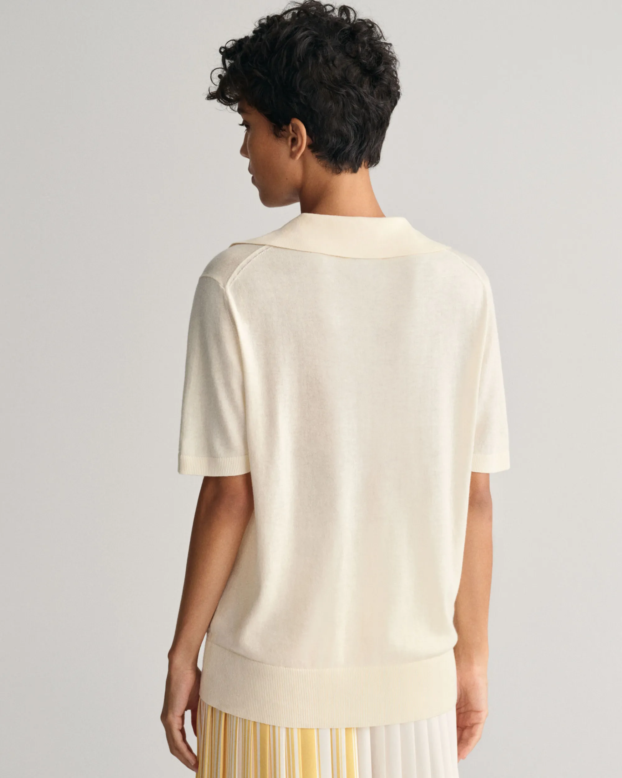 Fine Knit Short Sleeve Rugger