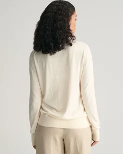 Fine Knit V-Neck Sweater