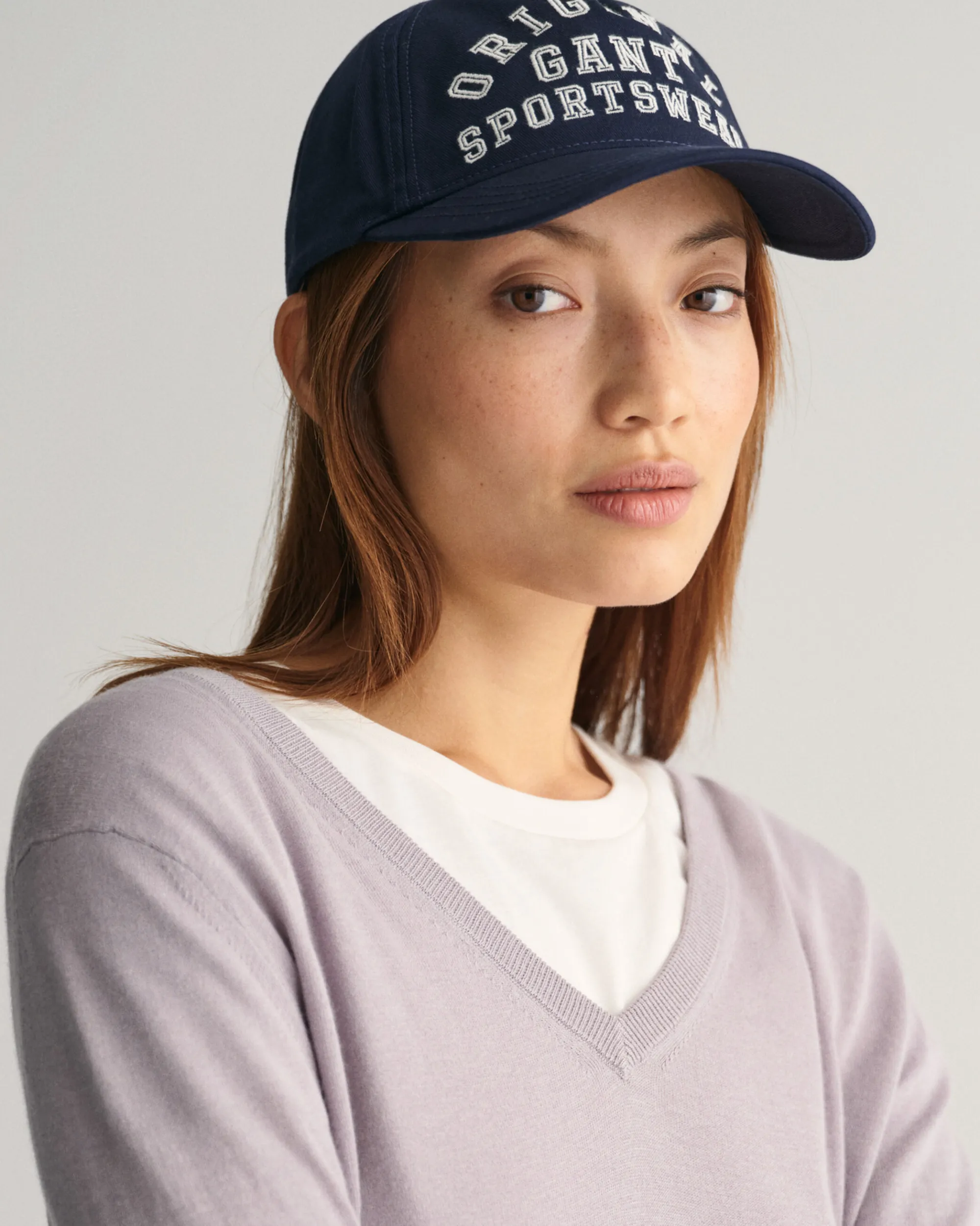Fine Knit V-Neck Sweater
