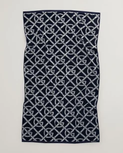 G Patterned Beach Towel