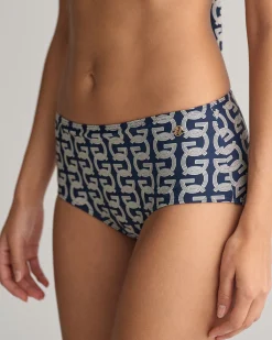 G Patterned Hipster Bikini Bottoms