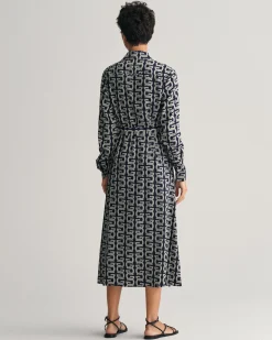 G Patterned Shirt Dress