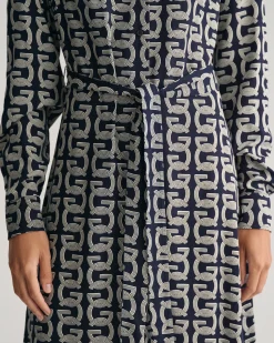 G Patterned Shirt Dress