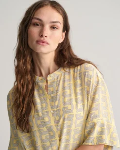 G Patterned Short Sleeve Tunic