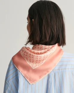 G Patterned Silk Scarf