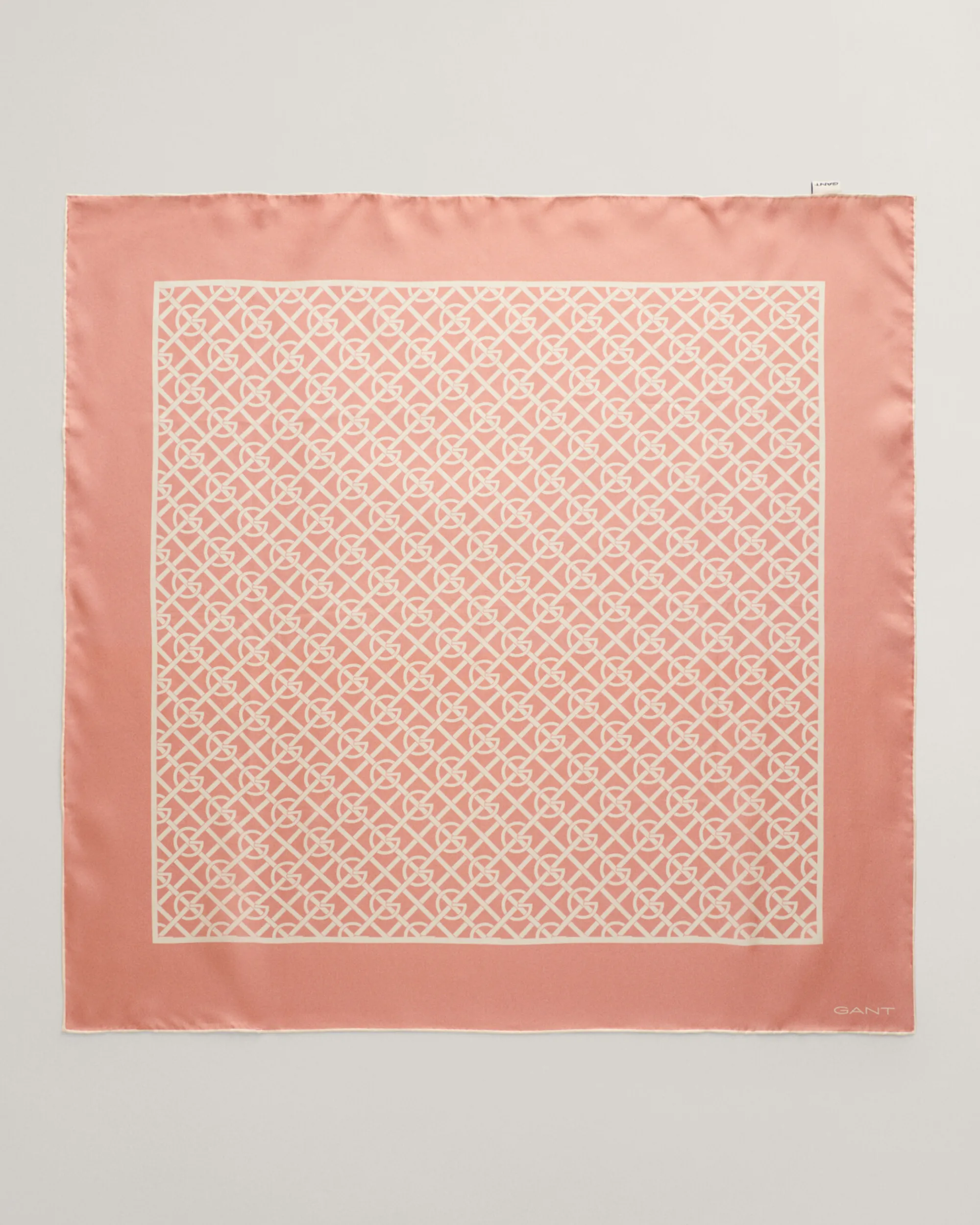 G Patterned Silk Scarf