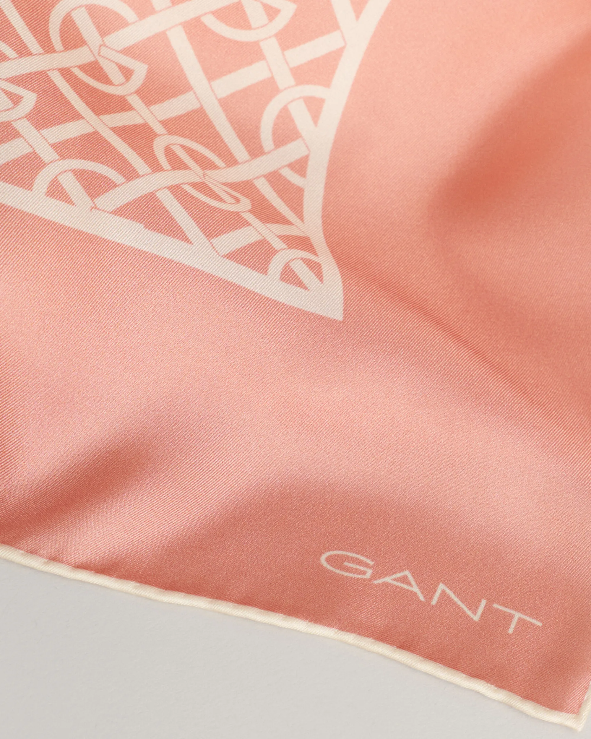 G Patterned Silk Scarf