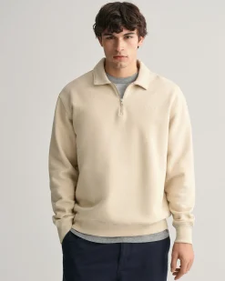 GANT Logo Half-Zip Sweatshirt