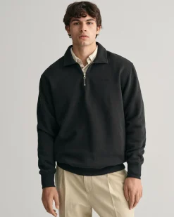 GANT Logo Half-Zip Sweatshirt