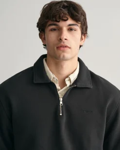 GANT Logo Half-Zip Sweatshirt