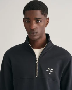 GANT Script Graphic Half-Zip Sweatshirt