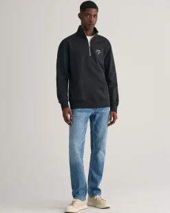 GANT Script Graphic Half-Zip Sweatshirt