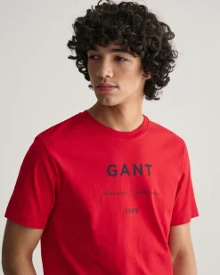 GANT Script Graphic Printed T-Shirt
