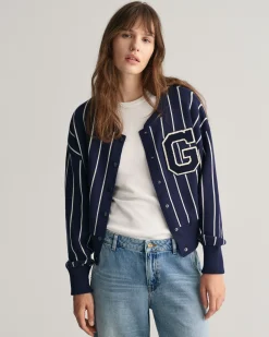 GANT Varsity Knitted Bomber Cardigan
