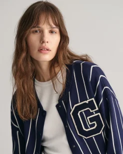 GANT Varsity Knitted Bomber Cardigan