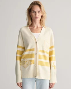 GANT Varsity V-Neck Cardigan