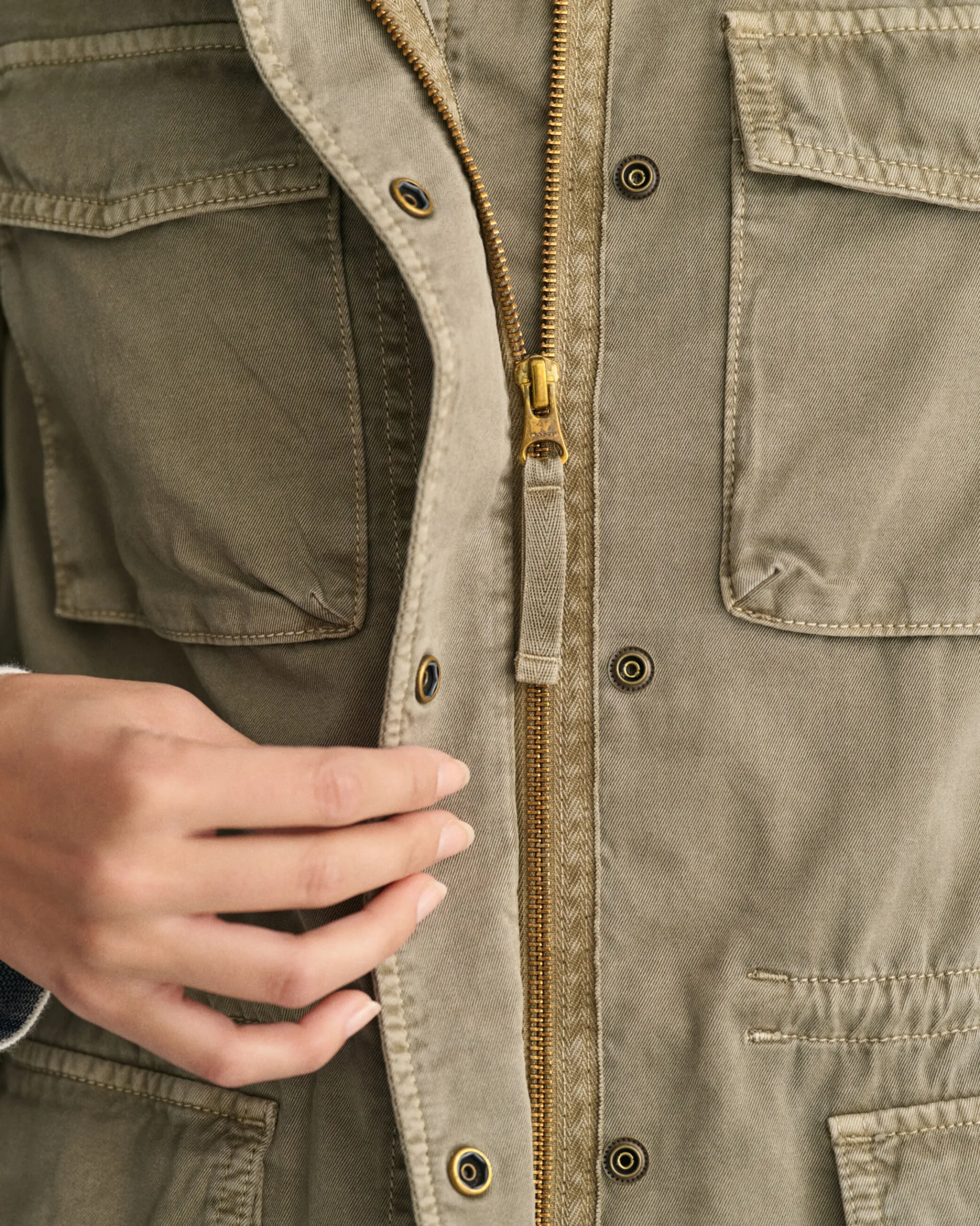 Garment-Dyed Field Jacket