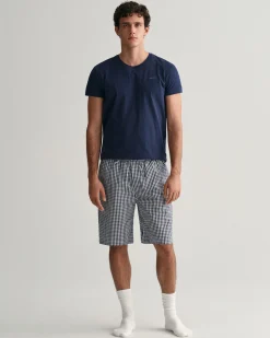 Gingham Checked Pajama Shorts