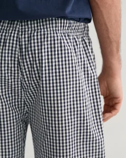 Gingham Checked Pajama Shorts