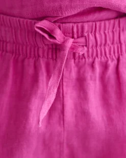 Girls Frilly Linen Shorts