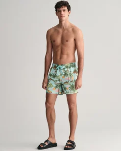 Hawaiian Print Swim Shorts