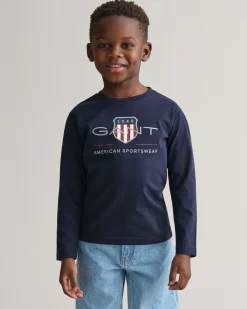 Kids Archive Shield Long Sleeve T-Shirt