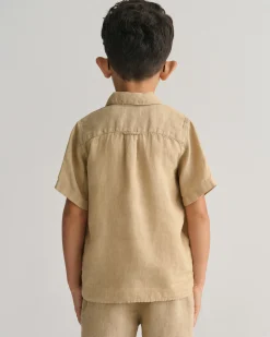 Kids Linen Short Sleeve Shirt