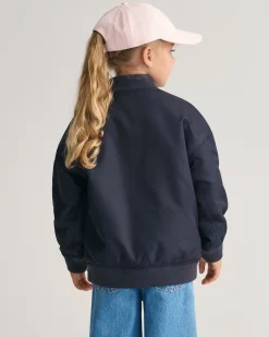 Kids Script Graphic Varsity Jacket