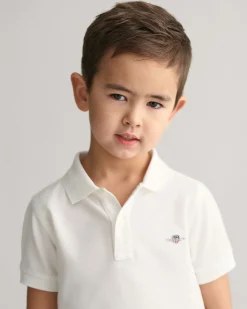 Kids Shield Piqué Polo Shirt