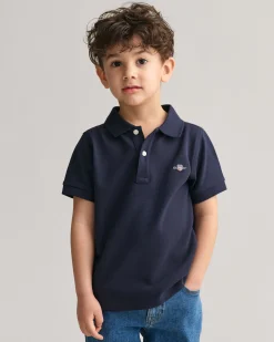 Kids Shield Piqué Polo Shirt